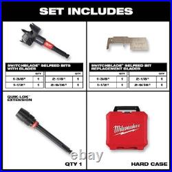 Plumbers Selfeed Bits Set w Wood/Metal Cutting Reciprocating Saw Blade Set 31-Pc