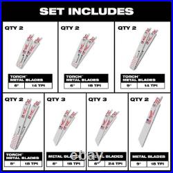 Plumbers Selfeed Bits Set w Wood/Metal Cutting Reciprocating Saw Blade Set 31-Pc