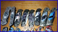 Pocket knife set new, locking blades, stainlessness steel, genetic