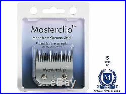 Poodle Professional Dog Clippers Grooming Set with 3 Blades by Masterclip