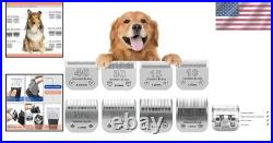 Professional-Grade Detachable Ceramic Blades Set Compatible with Andis & Oster