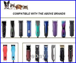Professional-Grade Detachable Ceramic Blades Set Compatible with Andis & Oster
