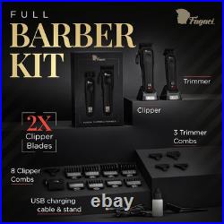 Professional Hair Clippers for Men, Cordless Trimmer Barber Kit(11)