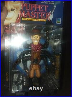 Puppet Master Full Moon Action Figures Sealed Lot Set Blade Six-shooter Torch