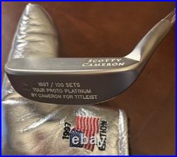 RARE New NAPA Design Scotty Cameron Titleist Tour Proto Platinum 1997/100 Sets