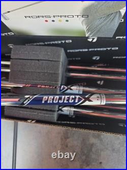 RH Taylormade Rors Proto Blade Iron Set 4-PW in hand. Project x t 7.0 shaft