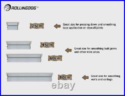 ROLLINGDOG Drywall Skimming Blade Set 4pcs Skimming Blades, NEW