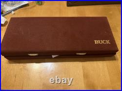Rare! Buck Trio Fixed Blade Set New In Box