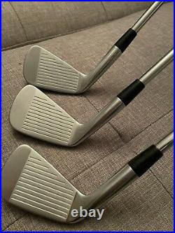 Rare Miura Forged Baby Blades 1957 Iron Set 3-PW Nippon Super Peening XS Golf