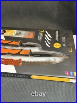 RazorGuide Pak Hunting Knife Set. Features Two Replaceable Blade Hunting Knives