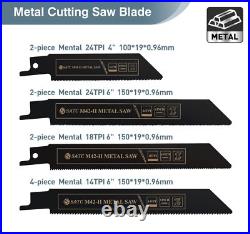 Reciprocating Saw Blades Set 9,6,4 Blades Metal and Wood Saw Blades and More