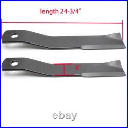 Rotary Cutter Blades 11150 for Bush Hog 315 1315 2315 2415 2615 2615L 3715 Set 2