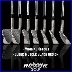 Roxor Golf RXR Iron set Premium 4-Pw Right Handed Stiff Flex