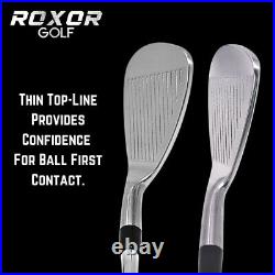 Roxor Golf RXR Iron set Premium 4-Pw Right Handed Stiff Flex