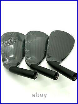 SM Wedge Set 52/56/60 Blank/ no logos Black Right Handed Head Only
