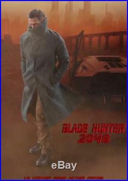 SUPERMAD Blade Runner Hunter 2049 1/6 Agent K TWO HEAD Action figure Set USA