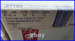 SYSTIMATIC Fine Dado Saw Blade Set Precision 22 Tooth 8 withshims