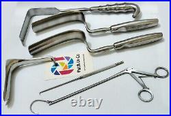 Sacrospinous fixation vaginal miya hook ligature set forceps breisky Gynaecology