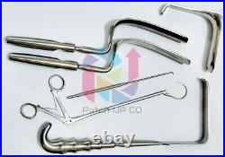 Sacrospinous fixation vaginal miya hook ligature set forceps breisky Gynaecology