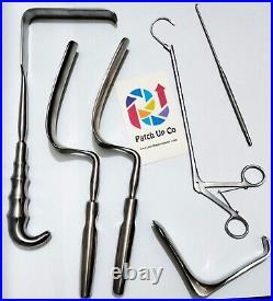 Sacrospinous fixation vaginal miya hook ligature set forceps breisky Gynaecology
