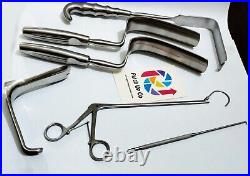Sacrospinous fixation vaginal miya hook ligature set forceps breisky Gynaecology