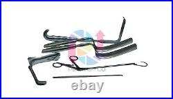 Sacrospinous fixation vaginal miya hook ligature set forceps breisky Gynaecology