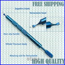 Sapphire Keratome Blade Set Elbow Double Lancet Ophthalmic InstrumentS