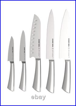 Schmidt Bros, 5 Pc Knife Set Ultra Sharp Professional Grade Blade Guards