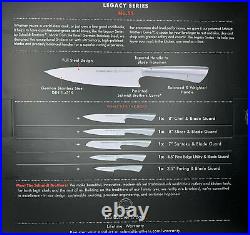 Schmidt Bros, 5 Pc Knife Set Ultra Sharp Professional Grade Blade Guards