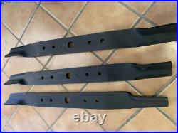 Set/3 blades for Landpride FDR2584/AT2584/AT2684 84 rear finish mower 890-684C