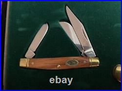 Set Of 2 Schrade USA Ducks Unlimited Trapper and Stockman Pocket Knives