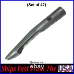 (Set Of 42) Aerator Core Tines for Ryan 522361, Bluebird 7190, Toro, Husqvarna