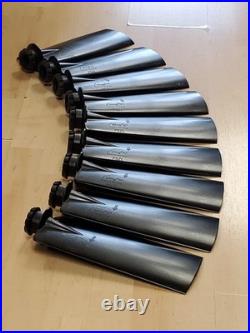 Set Of 9 Wingfan P5ZL Blade P5ZL/PA Cut To 271mm Pitch Pins Black NEW