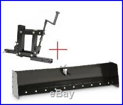 Set for ATV UTV Adjustable Implement Lift System with Blade with Box Ends Fits 2'