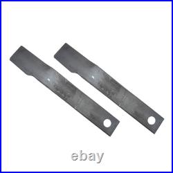 Set of 2 CW Suction Rotary Cutter Blades Fits John Deere CX20 HX20