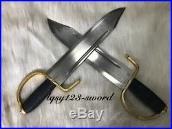 Set of 2 Wing Chun Butterfly Sword Bart Cham Dao pattern steel Blade