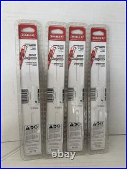 Set of (3) Diablo DS0908CF3 9 Carbide Recip Saw Blades 8TPI Metal Cast Iron