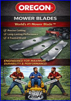 Set of 3 Oregon 98-677 Blades for 72 cut Cub Cadet Pro Z / SurePath / Tank M72
