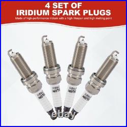 Set of 4 Ignition Coil & Iridium Spark Plug For Toyota Corolla Prius UF596 96339