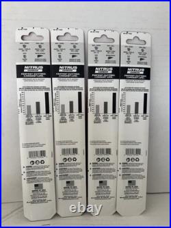 Set of (4) Milwaukee Sawzall Nitrus AX 9 Carbide Recip Blades 5TPI 48-00-7352