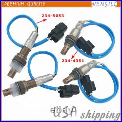 Set of 4 Oxygen Sensor Front Rear 234-5053 234-4351 For Acura MDX 3.7L 2007-2009