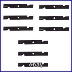 Set of (9) Notched Blades 140-1242 Fits Toro Titan Z5200 ZTR 109-6873