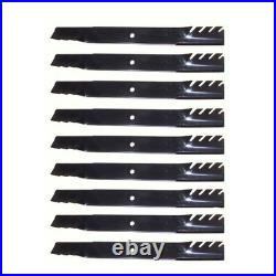 Set of 9 Toothed Mulching Blades for Scag Fits Ferris Fits Toro 72 Deck 481709