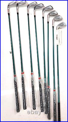 Set of female golf irons