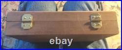 Shrade Whittlers Two-Knife Set in Box/Rosewood/Silver-Nickel Blade #0140/1500