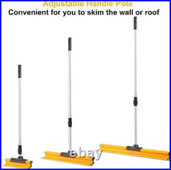 Skimming Blade Set, Drywall Tools with 12+22+32 Stainless Steel Blades + Adju