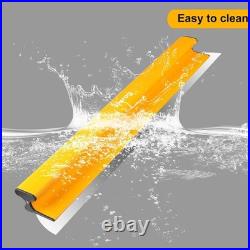 Skimming Blade Set, Drywall Tools with 12+22+32 Stainless Steel Blades + Adju
