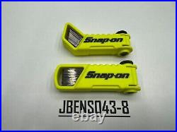 Snap-on Tools USA NEW HI-VIZ 2pc Offset 45° & Straight Feeler Gauge Blade Sets