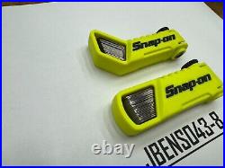 Snap-on Tools USA NEW HI-VIZ 2pc Offset 45° & Straight Feeler Gauge Blade Sets