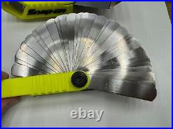 Snap-on Tools USA NEW HI-VIZ 2pc Offset 45° & Straight Feeler Gauge Blade Sets